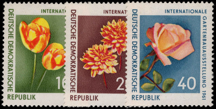 East Germany 1961 International Horticultural Exhibition unmounted mint.