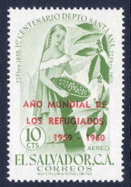 El Salvador 1960 Refugees unmounted mint.