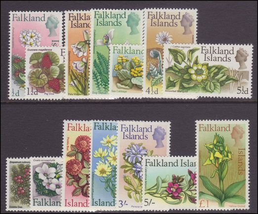 Falkland Islands 1968 Flowers sert unmounted mint.