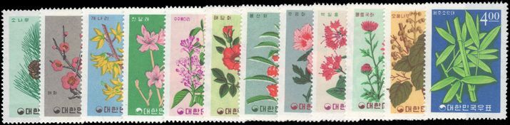 South Korea 1966 Korean Plants unmounted mint.