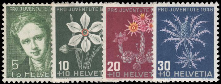 Switzerland 1946 Pro-Juventute lightly mounted mint.