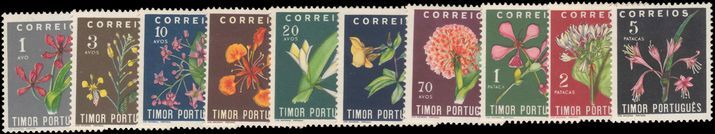 Timor 1950 Flowers unmounted mint.