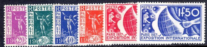 France 1936 Paris Exhibition lightly mounted mint.