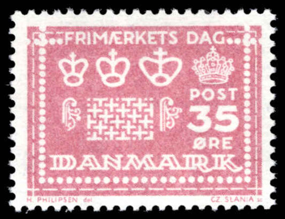 Denmark 1964 25th Anniversary of Stamp Day unmounted mint.