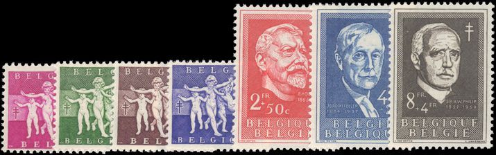 Belgium 1955 Anti-TB set unmounted mint.