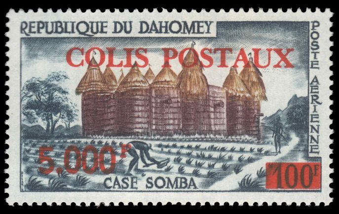 Dahomey 1967 5000fr on 100f Parcel Post unmounted mint.
