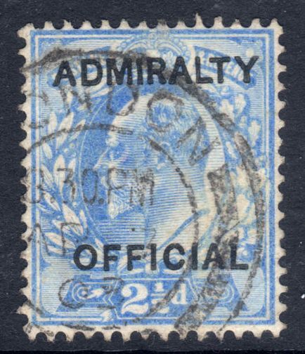 1903 2½d Admiralty Official fine used. 