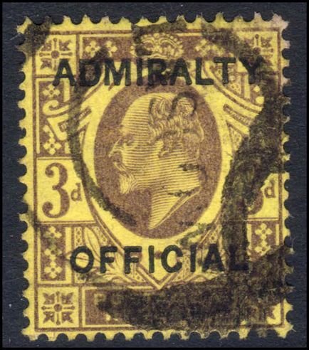 1903 3d Admiralty Official used.