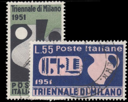 Italy 1951 Triennial Art Exhibition fine used.