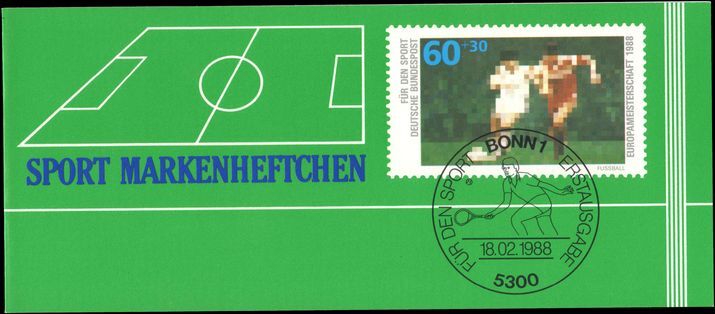 West Germany 1988 Sport Promotion Fund booklet unmounted mint.