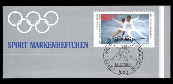 Berlin 1988 Sports Promotion Fund booklet unmounted mint.