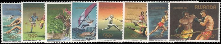Rwanda 1984 Olympics unmounted mint.