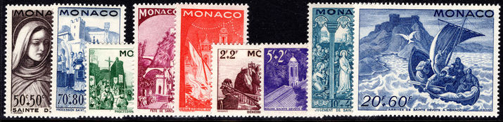 Monaco 1944 Festival of St Devote unmounted mint