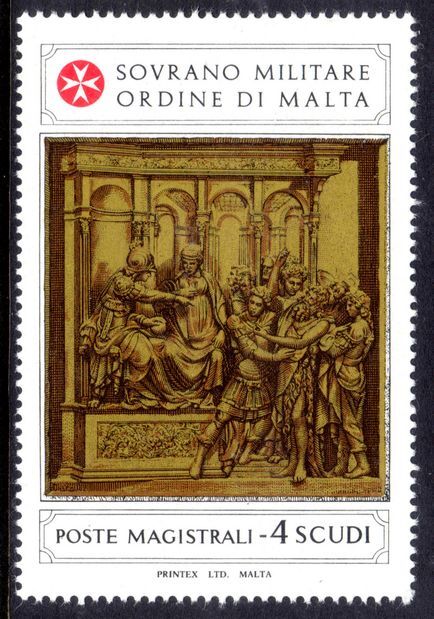 Sovereign Military Order of Malta 1981 Panels of St. John the Baptist Cathedral Sienna 3rd series unmounted mint.
