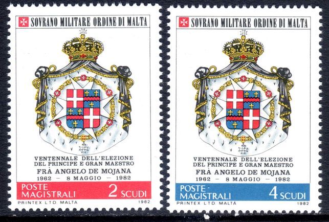 Sovereign Military Order of Malta 1982 Grand Master Father Mojana unmounted mint.