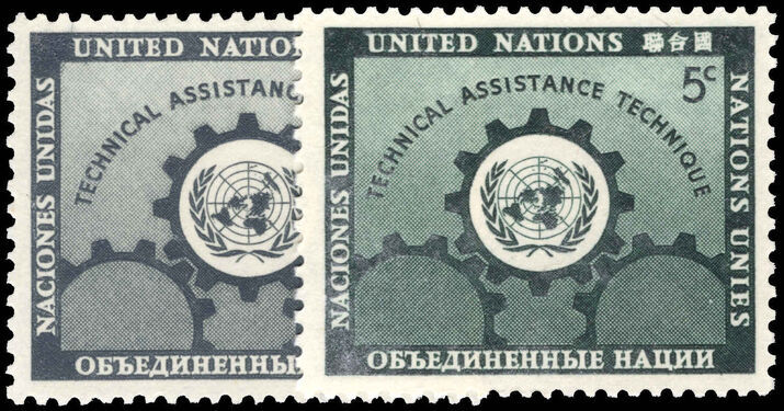 New York 1953 Technical Assistance for Underdeveloped Areas unmounted mint.
