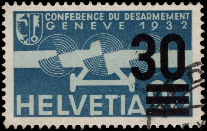 Switzerland 1935-37 30 on 90c fine used.
