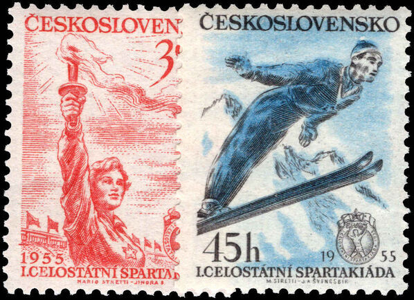 Czechoslovakia 1955 Spartacist Games unmounted mint.