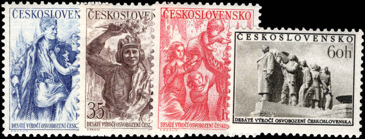 Czechoslovakia 1955 Liberation Anniversary unmounted mint.