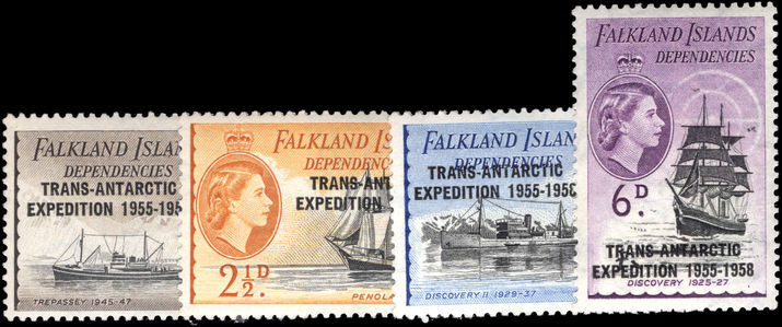 Falkland Island Dependencies 1956 Trans-Arctic Expedition unmounted mint.