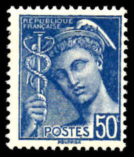 France 1938-42 50c blue unmounted mint
