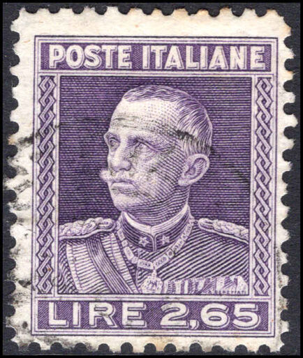 Italy 1927-29 2l65 purple fine used.
