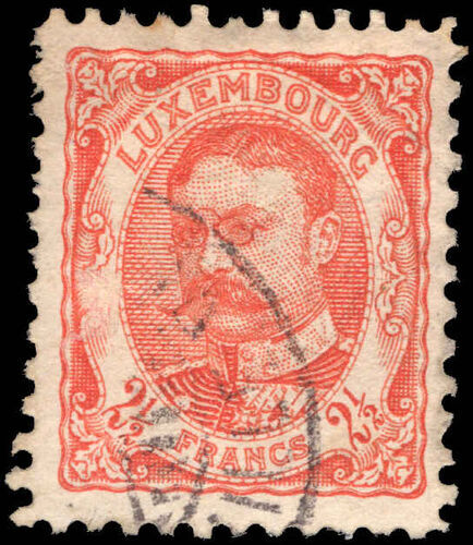 Luxembourg 1906-19 2½f vermillion fine used.