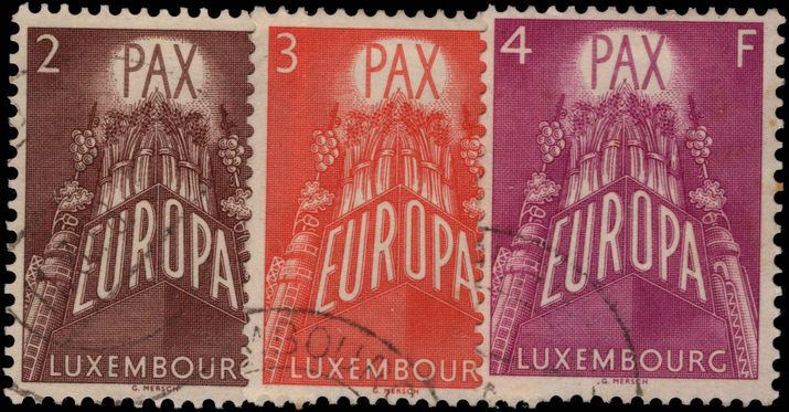 Luxembourg 1957 Europa Set Used