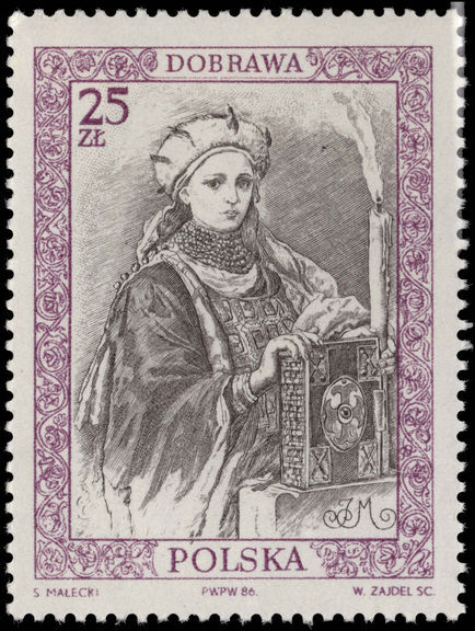 Poland 1986 Queen Dobrawa unmounted mint.
