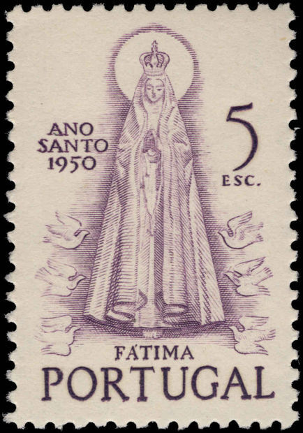 Portugal 1950 5e Holy Year unmounted mint.