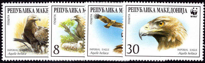 Macedonia 2001 Endangered Species. The Imperial Eagle unmounted mint.