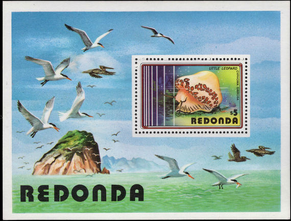 Antigua 1980 Redonda Little Leopard souvenir sheet unmounted mint.