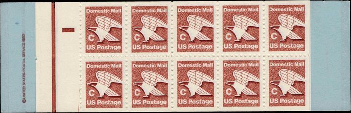 USA 1981 Domestic Mail small format booklet unmounted mint.