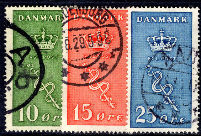 Denmark 1929 Cancer Research set fine used.