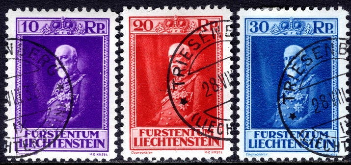 Liechtenstein 1933 Birthday fine used.