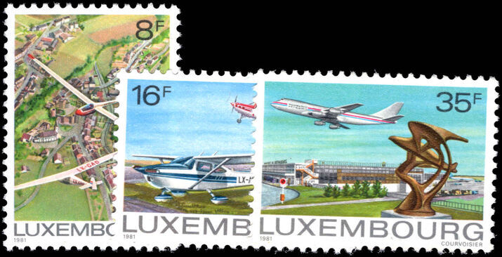 Luxembourg 1981 Aviation unmounted mint.