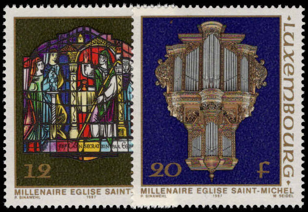 Luxembourg 1987 St Michaels Church unmounted mint.