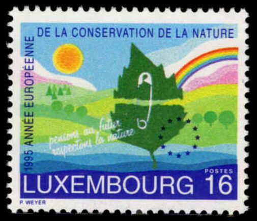 Luxembourg 1995 Nature Conservation unmounted mint.