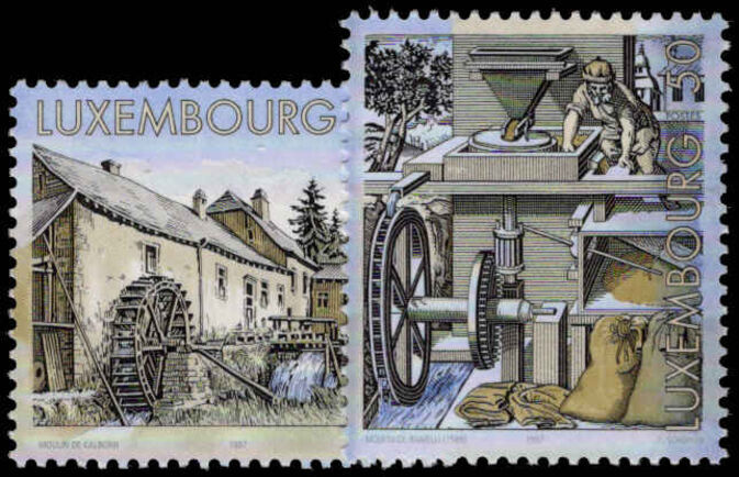 Luxembourg 1997 Water Mills unmounted mint.