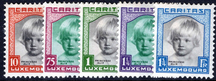 Luxembourg 1931 Child Welfare set lightly mounted mint.