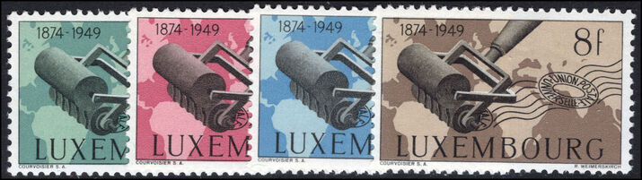 Luxembourg 1949 UPU lightly mounted mint.