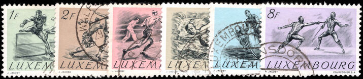 Luxembourg 1952 Olympics fine used.