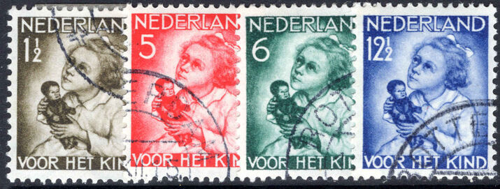 Netherlands 1934 Child Welfare fine used.