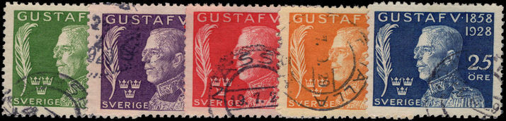 Sweden 1928 Birthday set fine used.