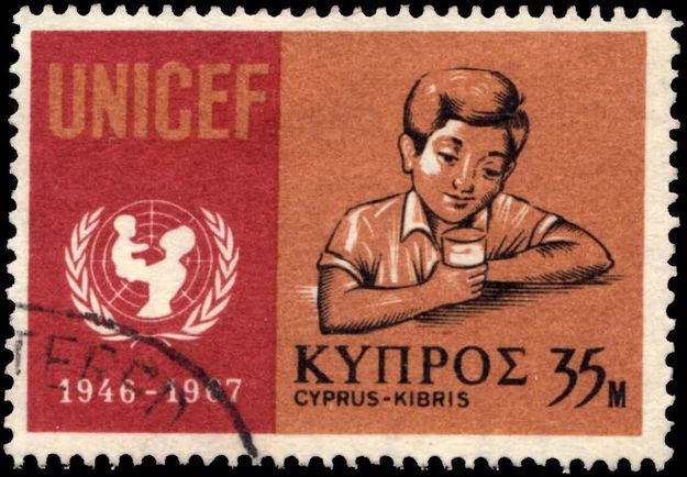 Cyprus 1968 21st Anniv of U.N.I.C.E.F. fine used.