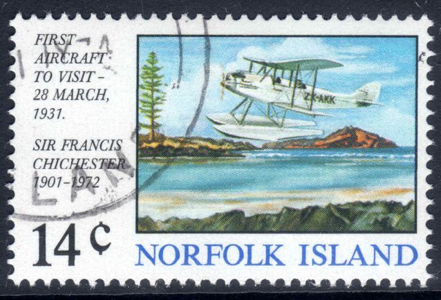 Norfolk Island 1974 First Aircraft fine used.