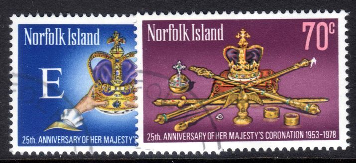 Norfolk Island 1978 Coronation Anniversary fine used.