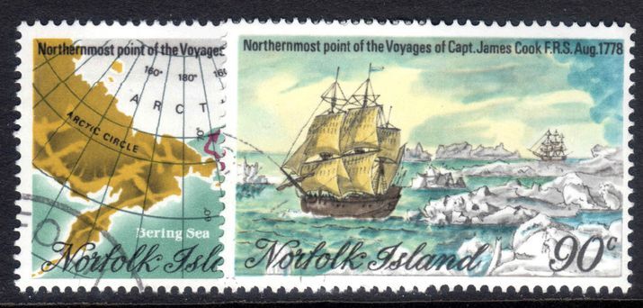 Norfolk Island 1978 Captain Cook (6th) fine used.