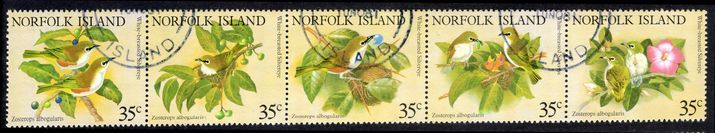 Norfolk Island 1981 White-Chested White-eye fine used.