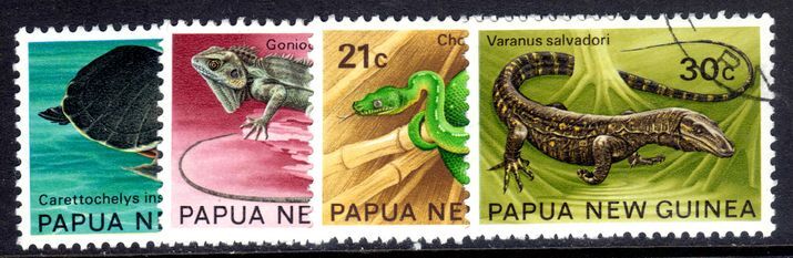 Papua New Guinea 1972 Fauna Conservation (Reptiles)/
